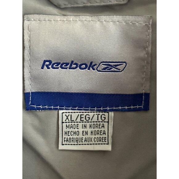 Reebok Super Bowl XL Pullover Jacket XL Gray Polyester - Picture 3 of 6